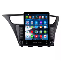 Autoradio Android 13 avec écran partagé IPS DSP pour Honda Civic 2012-2015 8+128G Autoradio Audio Vidéo BT Stéréo GPS Navigateur