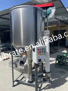 Cuchillas intensificadoras VBJX industriales de 100kg y 500kg con máquina mezcladora de cinta de polvo de harina de alimentación de grano vertical - Product Image 2