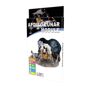 Modèle de puzzle 3D en mousse EPS, <span class=keywords><strong>module</strong></span> <span class=keywords><strong>lunaire</strong></span> Apollo 11, jouet pour enfants - Product Image 1