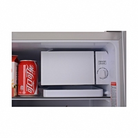 Mini-réfrigérateur portable sans givre le plus populaire de 2025 avec congélateur pour chambre et hôtel, alimenté par énergie solaire et batterie, écoénergétique