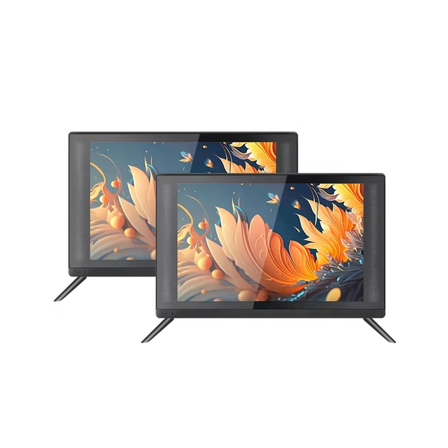 Most Popular 28 Inch 12V DC LED LCD HDTV with 1080p Resolution 60Hz Refresh Rate Black for Portable Hotel Use TV