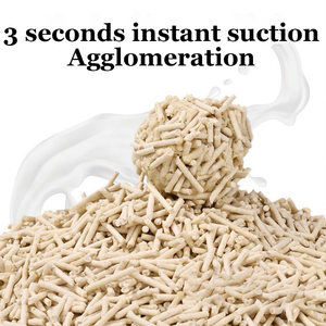 Shuang Yuan Biologisch abbaubare 7L Katzenstreu Bambus kohle Misch kohlenstoffs and Cassava Broken Lighter Unscented Flush able Tofu <span class=keywords><strong>Cat</strong></span> - Product Image 5