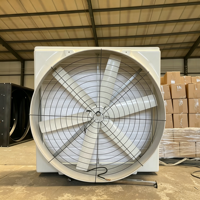 Industrieller Elektrischer FRP Konischer Abluftventilator mit Glasfaserflügeln Kugellager für Geflügelfarmen Gewächshäuser OEM/ODM 220/380V