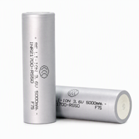 Batería de Iones de Litio Cilíndrica de Alta Capacidad RS50 3.6V 5000mAh, Descarga de Alta Potencia a Baja Temperatura, Nuevo Modelo