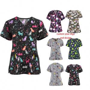 ชุดพยาบาลโรงพยาบาลระบายอากาศได้ดี คุณภาพสูง ชุดยูนิฟอร์มแบบทันสมัย ไซส์ 5XL - Product Image 1