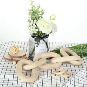 Modern Farmhouse Decor for Aesthetic Room Competitive Price Decorative Wood Chain Link