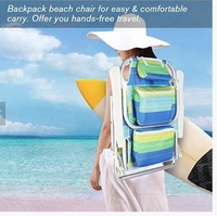 Vente en gros Offres Spéciales chaise de plage pliante en métal pour l'extérieur chaise longue de plage pliante