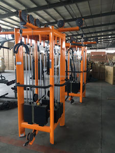Máquina de gimnasio multifuncional Smith, equipo de fitness para gimnasio, equipo de gimnasio de 4 estaciones, <span class=keywords><strong>multigimnasio</strong></span> de 4 estaciones - Product Image 2