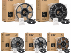 ไส้พลาสติก PLA สีกลาง ขนาด 1.75 มม. น้ำหนัก 1 กก. ความยาว 330 ม. สำหรับงานขึ้นรูป อุณหภูมิ 220 องศาเซลเซียส 8 สีพื้นฐาน คุณภาพเสถียร จากโรงงาน - Product Image 4