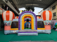 Château gonflable à air chaud, structure gonflable à thème animalier, jouets en peluche, tente gonflable, machine de flipper, château de saut
