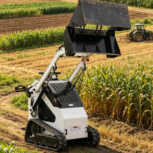 For Skid Steer Mini Ce&epa Approved Tracked with Imported <b>Engines</b> Pump <b>Stand</b>-on for Sale - Product Image 6
