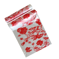 Film plastique en rouleau HDPE PE souple de haute qualité, nappe rayée colorée, housse imperméable en rouleau pour tables