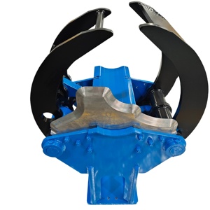 Équipement forestier : Scie à grappin rotative à 360 degrés pour l'abattage des arbres, pour excavatrice, coupe-bois hydraulique avec grappin - Product Image 3