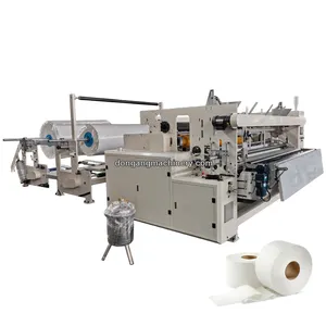 Volledige Automatische Wc Tissue Roll Papier Verwerking Machines Volledig Wc Roll Productie Machine