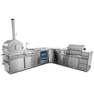Portable Outdoor <strong>Charcoal</strong> <strong>BBQ</strong> Grill Independent Modern Outdoor <strong>Gas</strong> <strong>BBQ</strong> Grill Kitchens for Backyard Cooking Kitchen Outdoor - Product Image 2