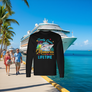 T-shirt à manches longues pour croisière en famille 2025, souvenirs pour une vacances en croisière à jamais - Product Image 3