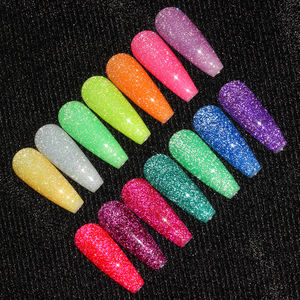 ZRKGEL nouveauté couleurs néon OEM/ODM échantillon gratuit fournisseur d'ongles en gros tremper ensemble de vernis à ongles disco gel de marque privée - Product Image 5