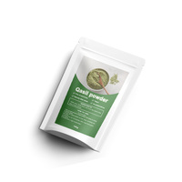 Poudre de soin de la peau Qasil biologique naturelle à marque privée, vente chaude, emballée sous vide, extrait de feuilles de Qasil en poudre