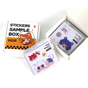 Vograce Wholesale Custom Exhibition Set Blind Box Sample UV Printed Paper Gift Sets