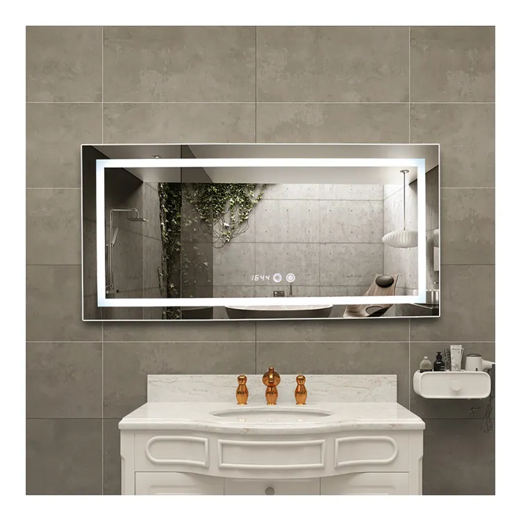 HIXEN 18-5 led badezimmerspiegel mit lichtern spiegel badezimmer led Bluetooth ant-nebel