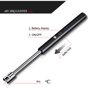 Productos para Camping y Senderismo, Encendedor Eléctrico Recargable a Prueba de Viento, Encendedores de Plasma USB para Barbacoa y Estufa - Product Image 3