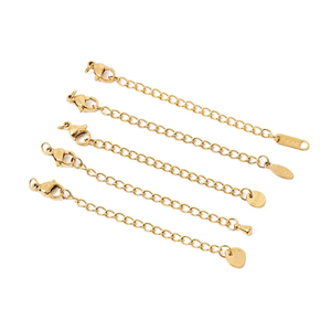Délicat 14k plaqué or <span class=keywords><strong>laiton</strong></span> coeur goutte fin fermoir <span class=keywords><strong>bijoux</strong></span> à bricoler soi-même fermoir mousqueton accessoires <span class=keywords><strong>de</strong></span> haute qualité <span class=keywords><strong>bijoux</strong></span> chaînes d'extension - Product Image 1