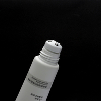 Tube de bille de massage personnalisé de 50 mm |   Tube vide en plastique pour soins de la peau avec 5 applicateurs en acier inoxydable pour crème visage et corps