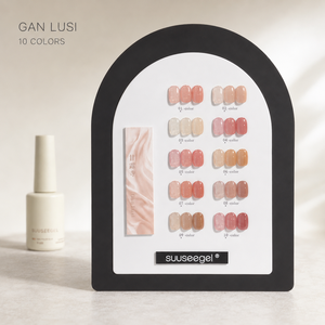 BelloGel Venta al por Mayor Gan Lusi Set de 10 Colores de Esmalte de Gel Transparente en Tonos Cálidos 15ml Gel de <span class=keywords><strong>Uñas</strong></span> Translúcido Color <span class=keywords><strong>Rosa</strong></span> Melocotón - Product Image 2