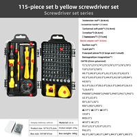 Ensemble de tournevis combinés pour la réparation et le démontage de montres, d'ordinateurs et de téléphones portables, 115 en 1, transfrontalier