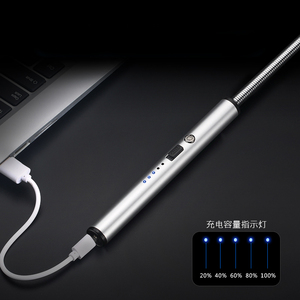 Sản Phẩm Cắm Trại Đi Bộ Đường Dài Nến Điện Chống Gió Bật Lửa Sạc Được Lò Sưởi Plasma <span class=keywords><strong>USB</strong></span> Bật Lửa Cho Bếp BBQ - Product Image 4