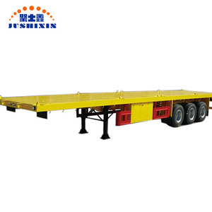 2/3 eje 20ft/40ft/45ft plana contenedor camión de remolque - Product Image 3