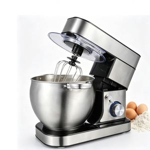 <span class=keywords><strong>Robot</strong></span> pâtissier dernier cri en acier inoxydable, bol de 10 L, 6 vitesses, mélangeur de cuisine, fouet à crème et à œufs, pétrin à gâteau, mélangeur à <span class=keywords><strong>pain</strong></span> - Product Image 1
