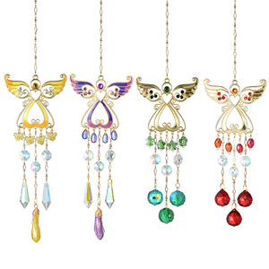 Angel K9 <span class=keywords><strong>vetro</strong></span> Art Deco arcobaleno creatore <span class=keywords><strong>di</strong></span> cristallo prisma Suncatcher campanelli eolici giardino interno appeso decorazione per la casa ornamento <span class=keywords><strong>di</strong></span> nozze - Product Image 5