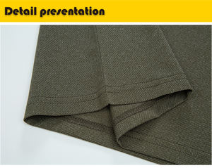 T-shirt en polyester pour homme en gros, manches courtes, tissu uni, léger, respirant, à séchage rapide, haut de sport pour - Product Image 5