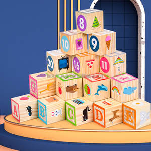 2024 enfants enfant en bas âge anglais Montessori conseil Alphabet ABC lettre et numéro enfants éducatifs jouets d'apprentissage en bois Puzzle conseil - Product Image 3