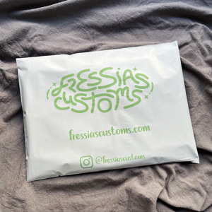 Matte White Shipping Poly Mailers Custom Green Brand Logo Plastic Self Adhesive <b>Waterproof</b> Apparel Packaging Bags For Online - Product Image 5