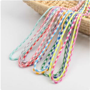 Punto de salto de fábrica, núcleo de poliéster, bolsa de cuerda tejida a mano DIY, teléfono móvil, serie Miu, bolsa de personalidad, cuerda colgante - Product Image 5