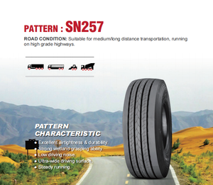 Neumáticos Radiales SINOMASTER 385/65R22.5 para Camiones de Trabajo Pesado, Nuevos para Reemplazo/Reparación, Caucho Shandong OTR TBR - Product Image 5