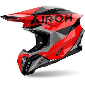 Casco Moto Airoh Twist 3 King Rosso Nero L Termoplastico Enduro Cross - Product Image 1