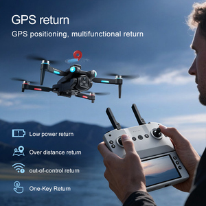 Drone commercial A189 à longue autonomie, moteur brushless, évitement d'obstacles par flux optique, photographie aérienne 1080p, écran pliable de 5,9 pouces - Product Image 4