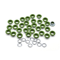 Œillets métalliques colorés en fer peint de 5 mm, sans plomb ni nickel, couleur personnalisée, pour vêtements, sacs, chaussures, cuir - Vente en gros