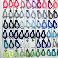 Corde Élastique Robuste Tressée en Caoutchouc, 320 Couleurs, 2 mm, 2,5 mm, 3 mm, au Détail et en Gros