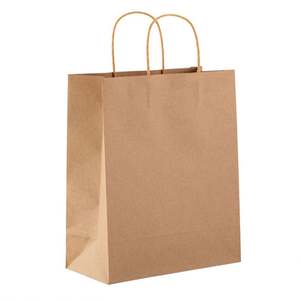 Sac en papier kraft réutilisable pour emballage alimentaire, qualité garantie par le fabricant, logo personnalisé accepté - Product Image 3
