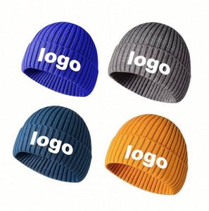 Conception de chapeaux beanie promotionnels de marque propre, chapeaux beanie unisexes chauds pour l'hiver, pour les activités de plein air - Product Image 1