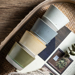 Tasse à eau en porcelaine en gros 160 ml, tasse à café expresso en grès pour restaurant et hôtel, tasse créative en céramique pour thé au lait - Product Image 3