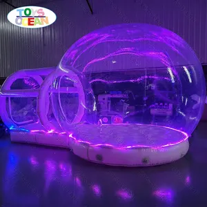 Balon Rumah gelembung pantul PVC transparan pesta anak-anak gaya penjualan laris balon ruangan tiup rumah