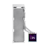 Refroidisseur d'eau pour processeur sans ventilateur Lian Li HydroShift II LCD-S 360, montage latéral, Turbe pour PC de jeu, écran LCD, refroidisseur d'eau pour processeur Aio