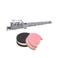Ligne de production automatique de biscuits Machine de fabrication de biscuits Alfajor Maamoul Équipement de traitement des aliments de collation