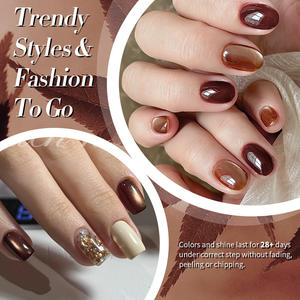 BORN PRETTY Vernis à ongles gel <span class=keywords><strong>orange</strong></span> brun automne 10 ml, marque privée, collection de vernis à ongles gel <span class=keywords><strong>Halloween</strong></span> hiver pour nail art - Product Image 5