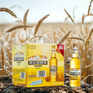 เบียร์ข้าวสาลีฮาร์บินคุณภาพสูงจากจีน ขายส่งแบบพรีเมียม ขนาด 500 มล./ขวด*12/แพ็คใหญ่ 10 แพ็ค ° เนื้อครีมมี่ ติดทนนาน บรรจุในกล่อง - Product Image 4